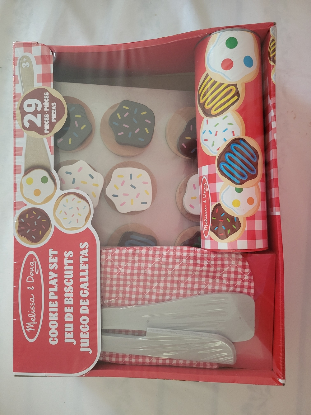Melissa & Doug Red Play Baking Cookie Stack Set
